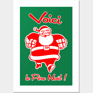 French Santa Posters and Art